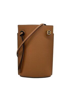 Loewe Shoulder Bag Dice Pocket Brown